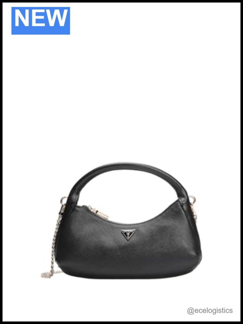 Gilda Mini Hobo Polyurethane Shoulder Bag Detachable Crossbody Strap